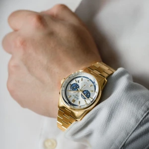 Zegarek męski Balticus Volans Chronograf (złoty) - BAL-VSCHSBGU