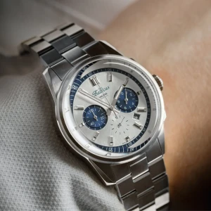Zegarek męski Balticus Volans Chronograf (Srebrny) - BAL-VSCHSBU