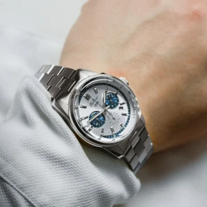 Zegarek męski Balticus Volans Chronograf (Srebrny) - BAL-VSCHSBU