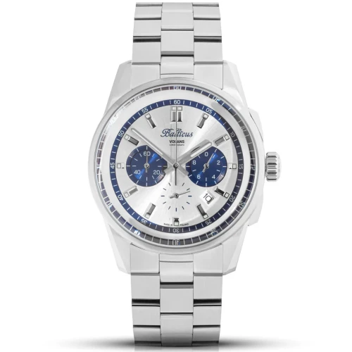 Zegarek męski Balticus Volans Chronograf (Srebrny) - BAL-VSCHSBU