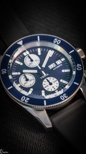 Zegarek męski YEMA Navygraf Chrono Niebieski | YNAV22CH.EN-GRBS - 40 mm