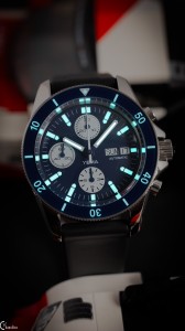 Zegarek męski YEMA Navygraf Chrono Niebieski | YNAV22CH.EN-GRBS - 40 mm