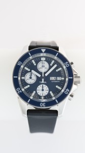 Zegarek męski YEMA Navygraf Chrono Niebieski | YNAV22CH.EN-GRBS - 40 mm