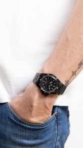 Zegarek męski YEMA Superman French Air Force Black | Limited Edition YAA41-3AMS - 41 mm - Limitowany