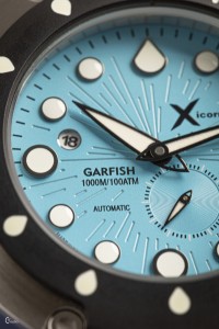 Xicorr Garfish BLBK | zegarek męski diver | błękitna tarcza