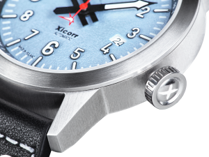 Xicorr Spark Light Blue (LB) / men's watch light blue Iskra Pilot