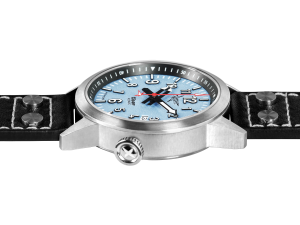 Xicorr Spark Light Blue (LB) / men's watch light blue Iskra Pilot