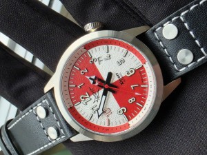 Xicorr Spark  | zegarek męski pilot | biało czerwony| Iskra