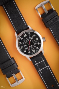 Xicorr Mistral BKr Black Red | Zegarek męski | Czarna tarcza | Czerwone detale | Polonez