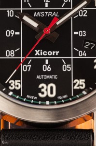 Xicorr Mistral BKr Black Red | Zegarek męski | Czarna tarcza | Czerwone detale | Polonez
