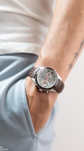 Zegarek męski BŁONIE SUPER SPORT Grafit Chronograf 