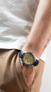 Zegarek męski BŁONIE SUPER SPORT Piasek Chronograf