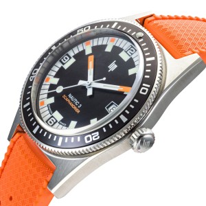 Zegarek unisex Lip Nautic 3 Scaphandrier Orange G100 Automatic 