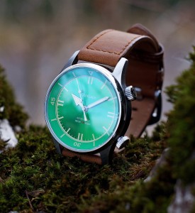 G. Gerlach Navigator | Zegarek męski | Zielona tarcza 