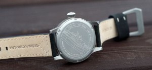 G. Gerlach ORP Orzeł 85A | Zegarek męski | Czarna tarcza | Skórzany pasek