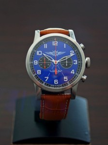 G. Gerlach Pilot Chronograf | zegarek męski | niebieski