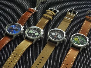 G. Gerlach Pilot Chronograf | zegarek męski | niebieski