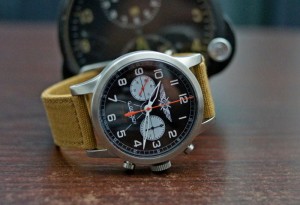 G. Gerlach Pilot Chronograf | zegarek męski | czarna tarcza