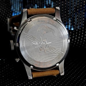 G. Gerlach Pilot Chronograf | zegarek męski | czarna tarcza