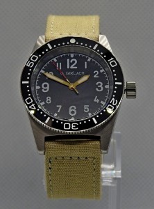 G. Gerlach Miś Wojtek | zegarek męski | czarny